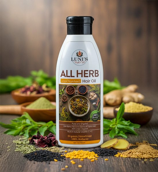 All herb hair oil